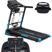 Thunder Loopband - 18 km/u - 18 hellingsniveaus - 160 kg - ELITE-DS-BLACK