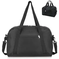 Unyqoos waterdichte sporttas voor dames, compact formaat (40 x 20 x 25 cm) – gemaakt van 600D polyester, met verstelbare schouderriem en handgreep, ideaal voor fitness en weekendtrips