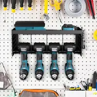 Unyqoos Heavy-Duty Wandmontage Gereedschapsopslag voor Efficiënte Werkplaatsorganisatie