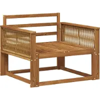 vidaXL Buiten Midden Sofa Naturel