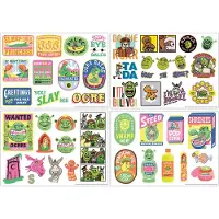 Fanatic Shrek Tech Sticker Pack Patches & Stickers