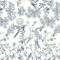 Unyqoos Decoratief zelfklevend vinyl behang met bloemen en vogels voor huisdecoratie