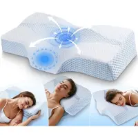 Unyqoos Ergonomisch en Aanpasbaar Traagschuim Kussen voor Optimale Slaaphouding