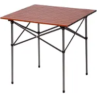 Unyqoos Opvouwbare Campingtafel met Lichtgewicht Aluminium Tafelblad voor Outdoor Avonturen