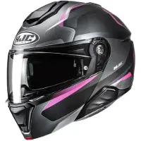 HJC i91 Felio MC8SF Systeemhelm Mat/Zwart/Pink XS