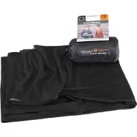 Cocoon Travel Blanket Merino Wool/Silk Deken Black