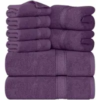 Unyqoos Luxueuze 8-delige Set Badtextiel voor Optimaal Comfort