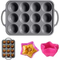 Unyqoos Ronde siliconen bakvorm met antiaanbaklaag voor diverse lekkernijen
