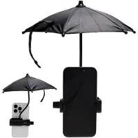 Unyqoos Universele mobiele telefoonparasol met verstelbare clip voor zonbescherming