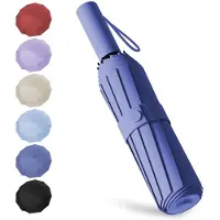 Unyqoos Windbestendige Automatische Reizen Paraplu met Ergonomische Antislipgreep voor Alle Weersomstandigheden