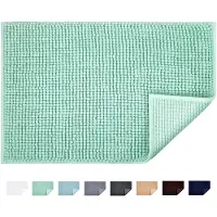 Unyqoos Absorberende en Zachte Antislip Badmat met Chenille Microvezel 50x80cm