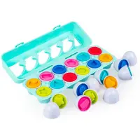 Dumel Tuli Fun - Sensorisch Jajka - 12 Stuks - Vormenpuzzel - 12m+