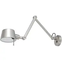 LUCANDE Wandlampe , Silka, dimbare, Metallic, Werkkamer / Kantoor, Metaal, Modern
