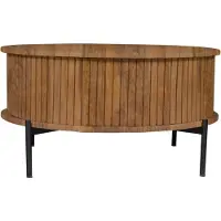 Starfurn Salontafel Madison Naturel 80cm Rond