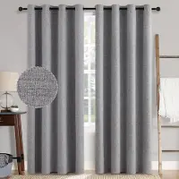 Unyqoos Stijlvolle Lichtgrijze Verduisteringsgordijnen met Isolerende Eigenschappen voor Optimale Comfort