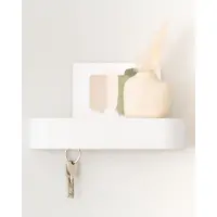 Unyqoos Sleutelrek met Houtaccent en Minimalistisch Ontwerp voor de Halwand