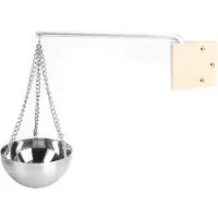 Unyqoos Sauna Schaal, Sauna Aromatherapie Kom Olie Cup Roestvrij Staal Etherische Olie Houder Geur Diffuser Sauna Accessoires Kamer Accessoires - 12,7 cm