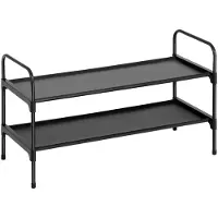 Unyqoos Ruimtebesparend schoenenrek met twee lagen 70 x 30 x 41,4 cm