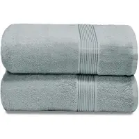 Unyqoos Set van Twee Luxe Extra Grote Badhanddoeken, 100 x 150 cm, Ultra Absorberend en Sneldrogend