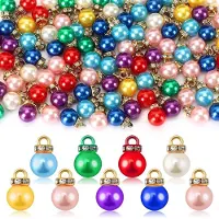 Unyqoos Set van 90 kleurrijke mini kerstballen voor feestelijke decoratie