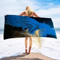 Unyqoos Extra Grote Absorberende Microvezel Strandhanddoek 90x180 cm voor Reizen en Sportactiviteiten
