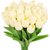 Unyqoos Verbluffend Realistische Kunsttulpen Boeket Perfect Voor Elke Decoratieve Gelegenheid