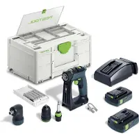 Festool CXS 18-3,0-set accuboormachine 18 V 40 Nm borstelloos + 1x accu 3,0 Ah + oplader + Systainer ( 576884 )