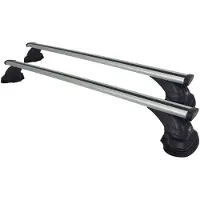 Farad Dakdragers geschikt voor de Subaru Legacy Wagon 2009 t/m 2014 met fixpoints - Aluminium - Hoog laadvermogen 100kg - Wingbar Grijs - Merk