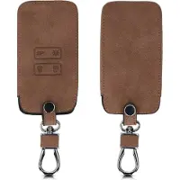 Kwmobile Key Cover Compatible with Renault - Brown