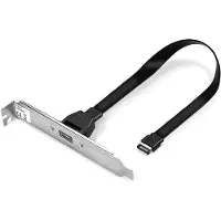 Lindy USB 3.1 Gen2 Typ C Slotblechadapter