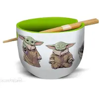 Stor Star Wars: The Mandalorian - Grogu Ramenkom met eetstokjes