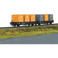 Trix h0 24162 Containerwagen DC