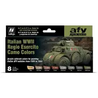 Vallejo Italian WWII Regio Esercito Camo Colors (Vallejo model air and camouflage schemes)