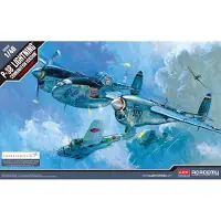 ACADEMY Modelbouwpakket Vliegtuigen - 12282 Lockheed P-38 Lightning WWII - P-38J, Droopsnoot, P-38L, F-5E - Amerikaans Propellervliegtuig Plastic - 1:48 - Modelbouw