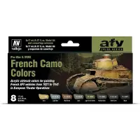 Vallejo French Camo Colors (Vallejo model air and camouflage schemes)