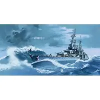 ACADEMY Modelbouwpakket Militaire voertuigen - 14107 USS Indianapolis CA-35 - Portland-klasse - Amerikaanse Zware Kruiser Plastic - 1:350 - Modelbouw