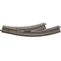 Roco H0 GeoLine (met ballastbed) 61154 Gebogen wissel, Links 1 stuk(s)