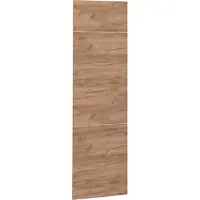 Vicco R-Line Keukenfront – 59.6 x 196 cm meubelfront voor de koelkastombouwkast Krachtige eik goud