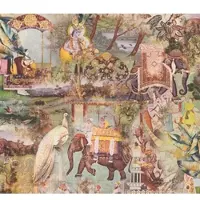 A.S. Création Dream Flowery groen behang | 381734