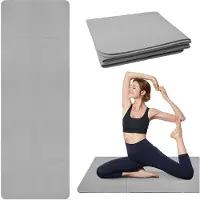 Unyqoos Draagbare en opvouwbare yogamat met antislip TPE voor veelzijdige trainingen