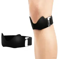 Unyqoos Verstelbare kniebrace met antislip siliconen voor sport en dagelijks gebruik