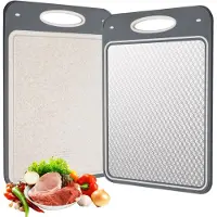 Unyqoos Dubbelzijdige keuken snijplank met antislip voor vlees en groenten
