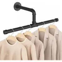 Unyqoos Kledingrek voor Wandmontage in Industrieel Design met Ruimtebesparende Eigenschappen voor Elke Kamer