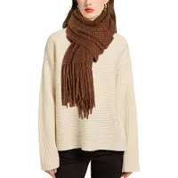 Unyqoos Elegante en veelzijdige dames sjaal voor winter en herfst met kwastjes