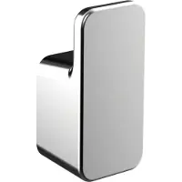 Unyqoos Chroomkleurige handdoekhaak voor badkamer en gastentoilet wandmontage