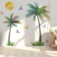 Unyqoos Grote decoratieve palmboom muurstickers voor elke kamer in huis