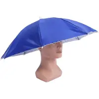 Unyqoos Opvouwbare parapluhoed voor outdoor activiteiten, zonwerend en winddicht, ideaal voor wandelen en