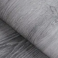 Unyqoos Decoratieve Zelfklevende Houtlook Folie voor Meubelrenovatie, 40 cm x 6 m, Grijs, Waterdicht