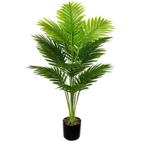 Unyqoos Levensechte kunstpalm voor sfeervolle decoratie binnenshuis en buitenshuis