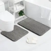 Unyqoos Zachte Microvezel Badmat Set van 2 met Antislip en Waterabsorberende Eigenschappen voor Badkamer